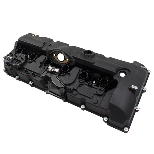 Brock Replacement Gas Engine Valve Cover w/ Gasket Compatible with 2007-2013 3 Series Sedan E90 2.5L 3.0L 11127552281
