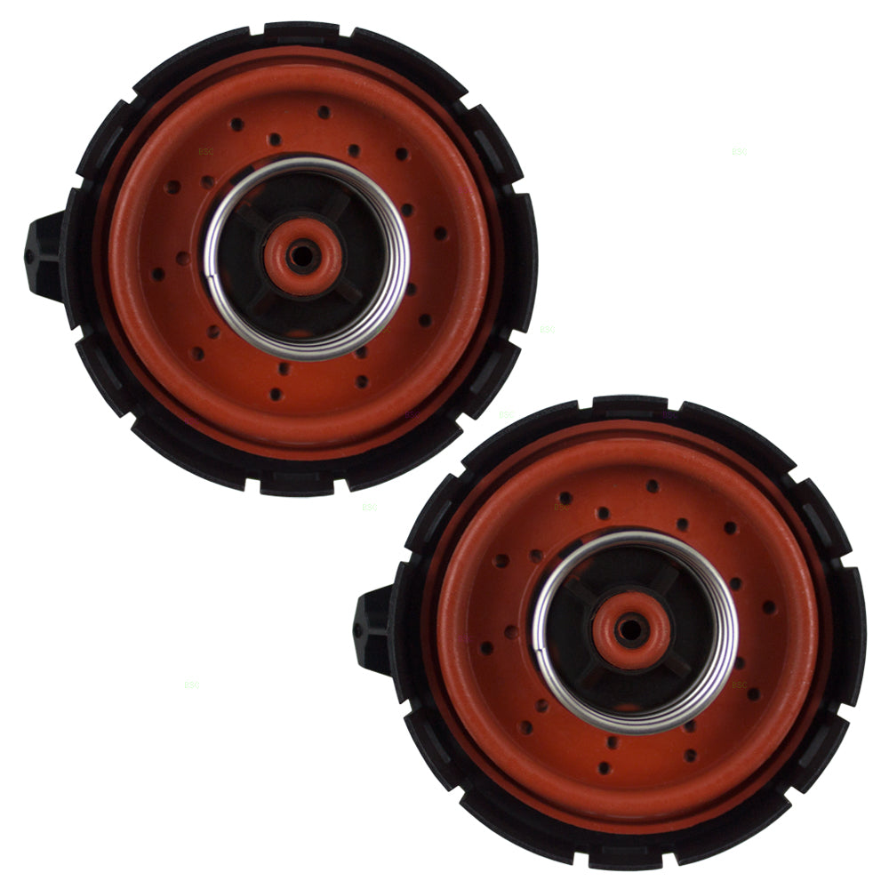 Brock Replacement Pair Set Crankcase Pressure Vent Regulating Valve Repair Kits Compatible with 5 Series 6 Series 7 Series X5 4.4L 4.8L 11127547058