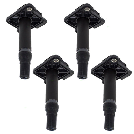 Brock Replacement Ignition Coils 4 Piece Set Compatible with 1999-2001 A4/New Beetle 2000-2001 Golf/Passat 1999-2002 A4 2000-2002 TT all with 4 Cyl Engines ONLY 06B905115E