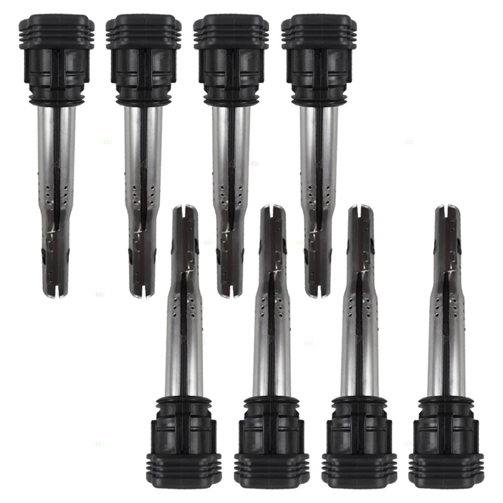 Brock Replacement 8 Piece Set Ignition Spark Plug Coils Compatible with 2007-2008 RS4 2008-2009 Touareg 4.2L 8 cyl 07K905715F 5C1684
