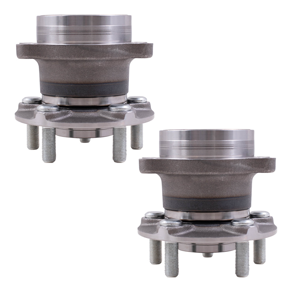 Brock Replacement Rear Set Hub Bearing Assemblies Compatible with 2012-2020 Impreza