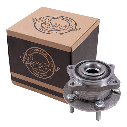 Brock Replacement Front Hub and Wheel Bearing Assembly Compatible with 2015-2020 Various Models