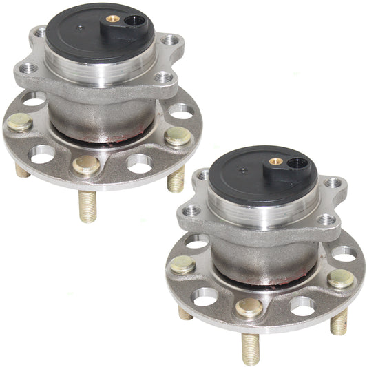 Brock Replacement Pair Set Rear Wheel Hub Bearings Compatible with 2008-2016 Lancer & Outlander 3785A008 HA590550 512394