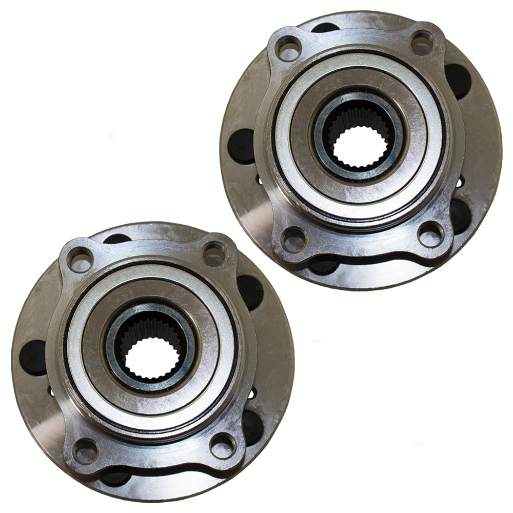 Brock Replacement for Pair Set Front Wheel Hub Bearings Compatible with 06-12 Eclipse 3885A016 HA590108