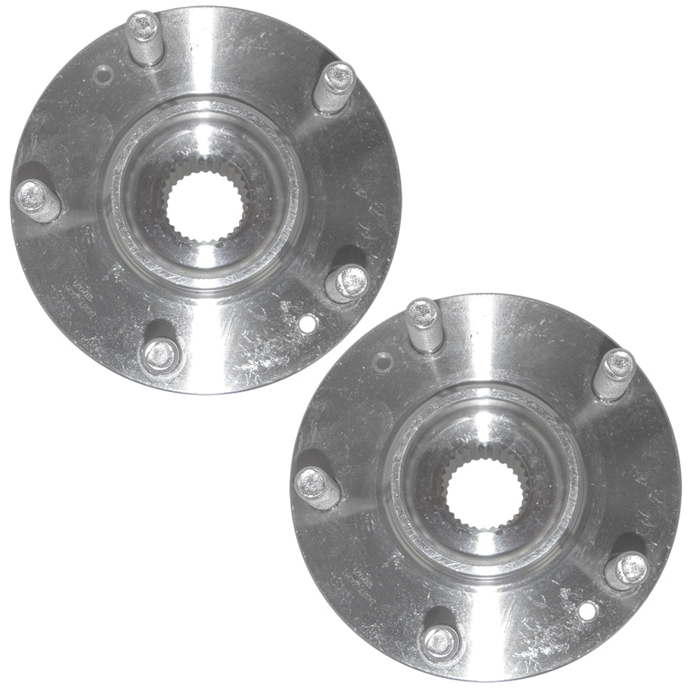 Brock Replacement Pair Set Wheel Hub Bearings Compatible with Santa Fe Santa Fe Sport Sorento Veracruz SUV 51750-3J000 513266