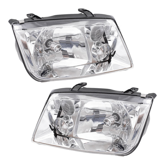 Headlight for 1999-2002 Jetta 1J5941017AJ Set VW2502115