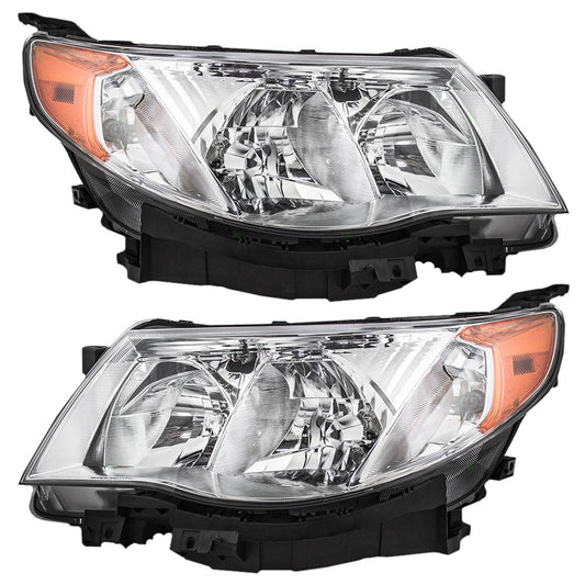 Headlight for 2009-2013 Forester 84001SC071 Set SU2502132