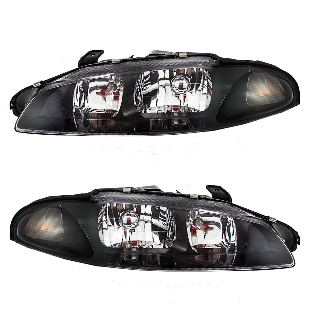 Headlight for 1997-1999 Eclipse MR485143 Set