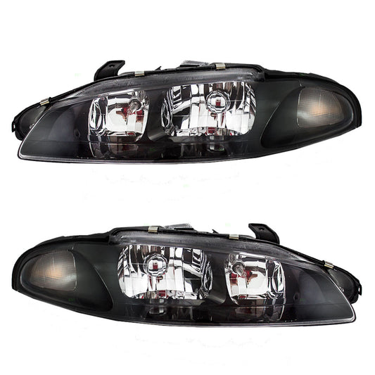 Headlight for 1997-1999 Eclipse MR485143 Set