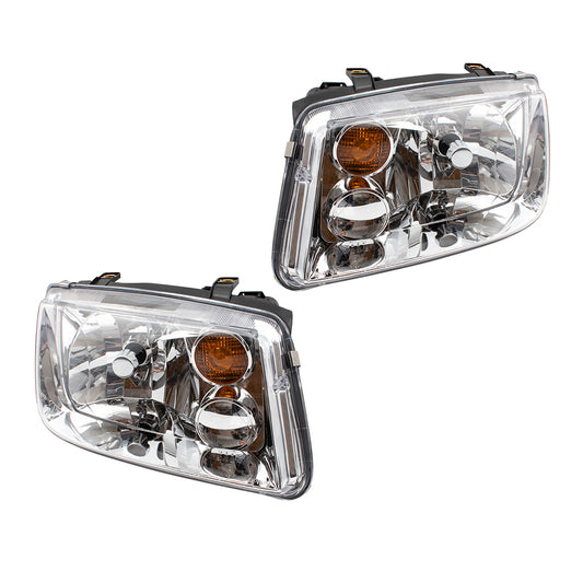 Headlight for 2002-2005 Jetta 1J5941017BJ Set VW2502125