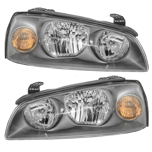 Headlight for 2004-2006 Elantra 921012D550 Set HY2502130