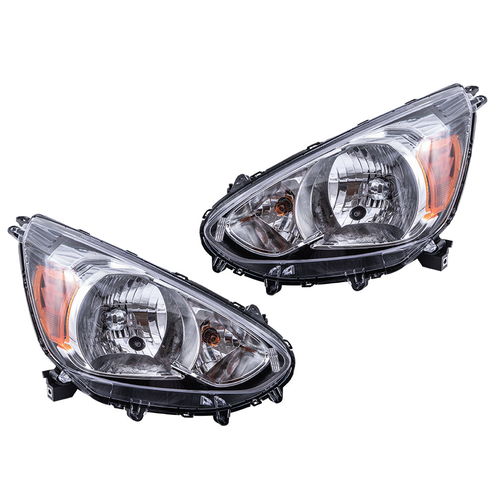 Brock 9221-0078LR Replacement Halogen Headlight Set