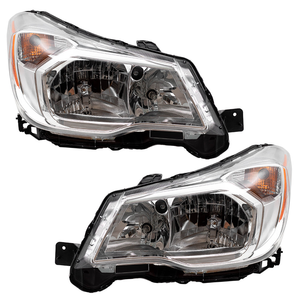 Headlight for 2014-2016 Forester 84001SG091 Set
