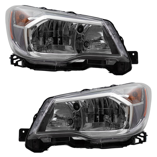 Headlight for 2014-2016 Forester 84001SG111 Set SU2502146