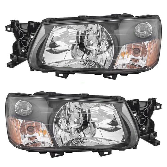 Headlight for 2003-2004 Forester 84001SA030 Set
