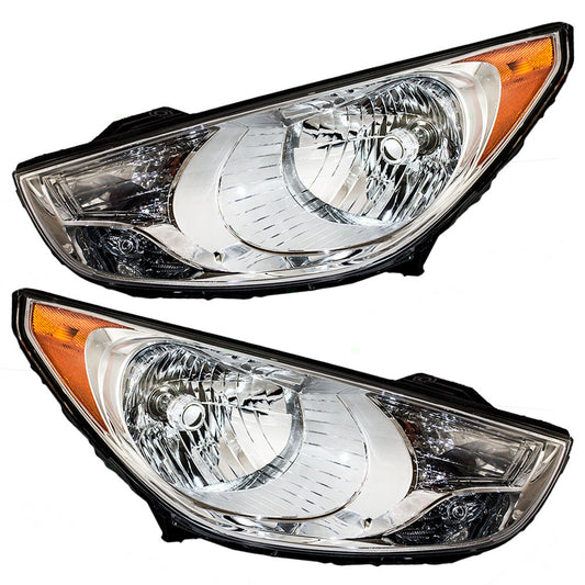 Headlight for 2010-2013 Tucson 921012S050 Set