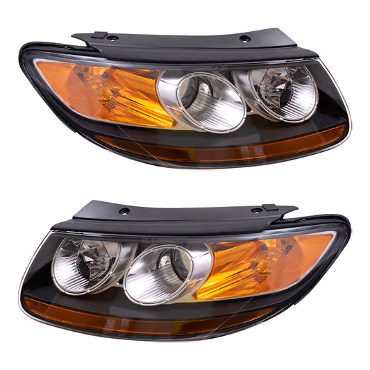 Headlight for 2007-2009 Santa Fe 921010W050 Set HY2502139