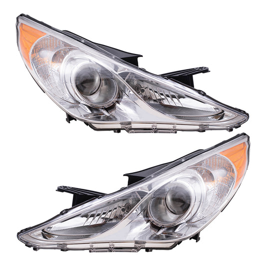 Headlight for 2011-2014 Sonata 921013Q100 Set HY2502157