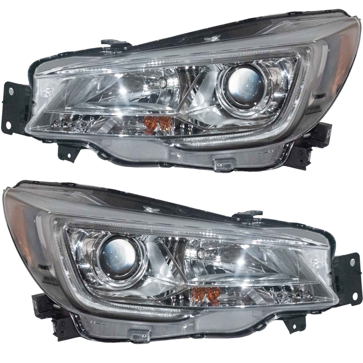 Driver Side Left Passenger Side Right Halogen Combination Headlight Assembly Set Compatible with 2019-2020 Ascent 84001XC01A 84001XC00A SU2502169 SU2503169