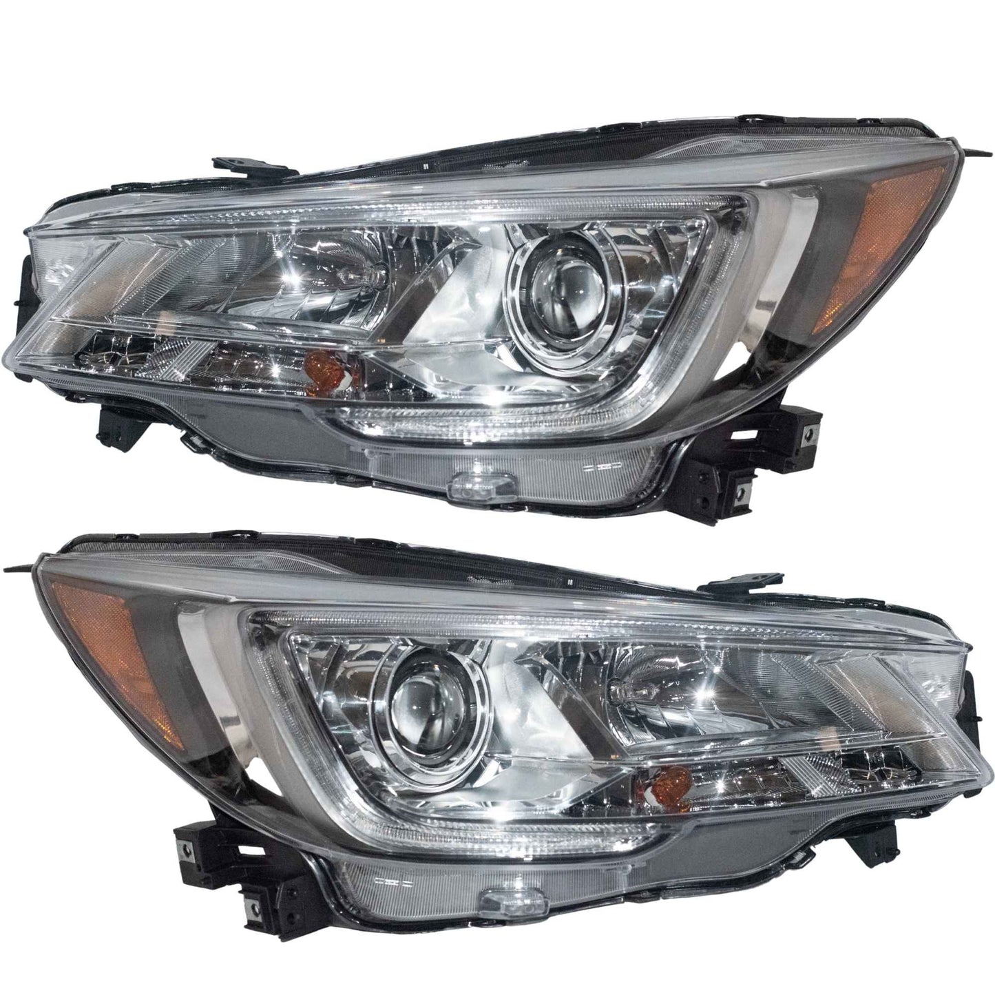 Driver Side Left Passenger Side Right Halogen Combination Headlight Assembly Set Compatible with 2019-2020 Ascent 84001XC01A 84001XC00A SU2502169 SU2503169