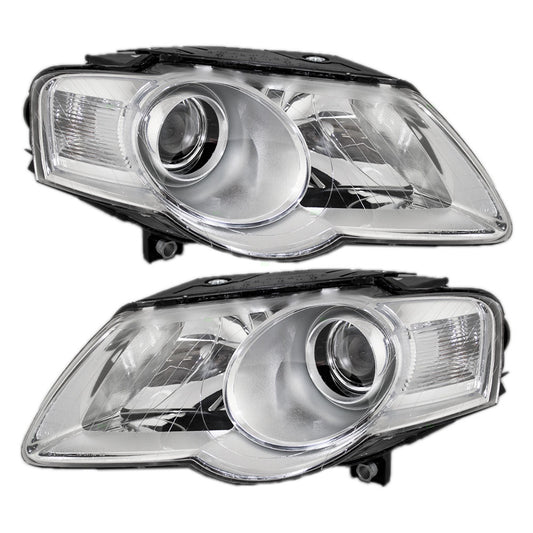 Headlight for 2006-2010 Passat 3C0941005AE Set VW2502130