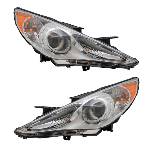 Headlight for 2011-2014 Sonata 921013Q000 Set