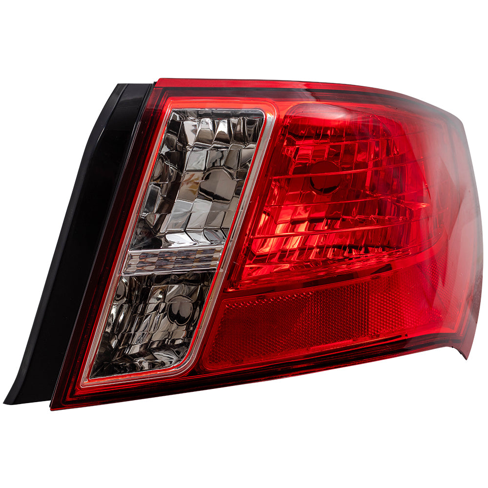Brock Replacement Pair Tail Lights Compatible with 2008-2011 Impreza Sedan Driver and Passenger Tail Lamp Set 84912FG130 84912FG120