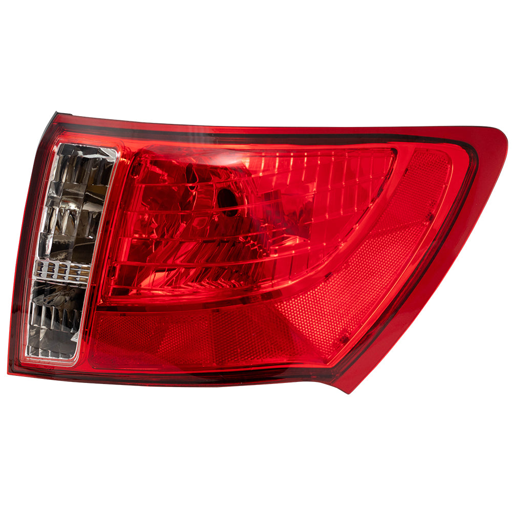 Brock Replacement Pair Tail Lights Compatible with 2008-2011 Impreza Sedan Driver and Passenger Tail Lamp Set 84912FG130 84912FG120