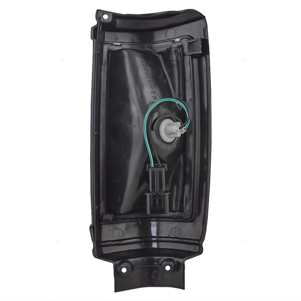 Park/Signal/Side Marker for 1987-1993 Ram 50 Black Bezel for MB527082 Right MI2521102