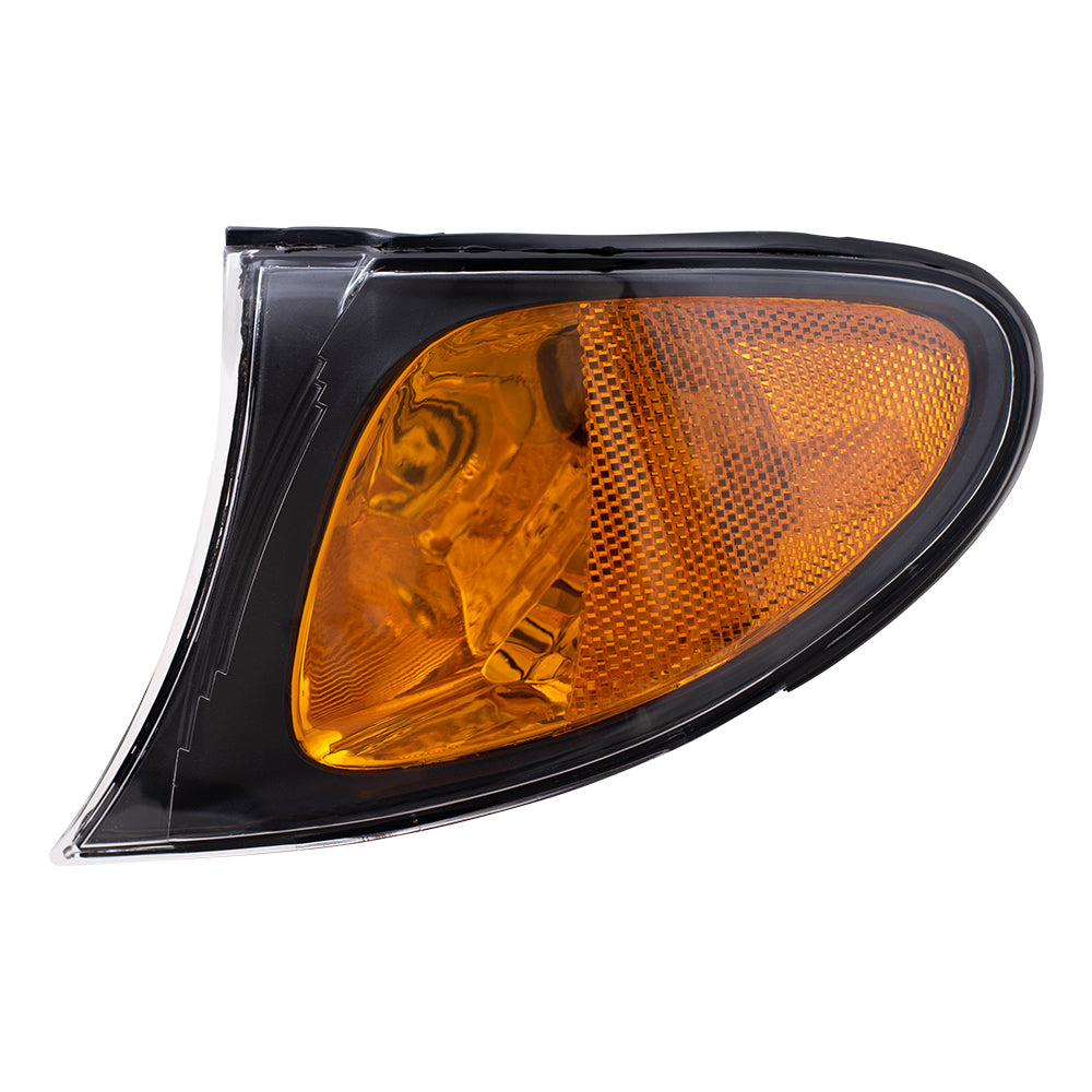 Park/Signal/Side Marker for 2002-2005 325i Sedan/Wagon Amber Lens Black Trim for 2002-2005 325xi 2002-2005 330i 2002-2005 330xi 63137165859 Left BM2520109