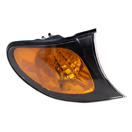 Park/Signal/Side Marker for 2002-2005 325i Sedan/Wagon Amber Lens Black Trim for 2002-2005 325xi 2002-2005 330i 2002-2005 330xi 63137165860 Right BM2521109