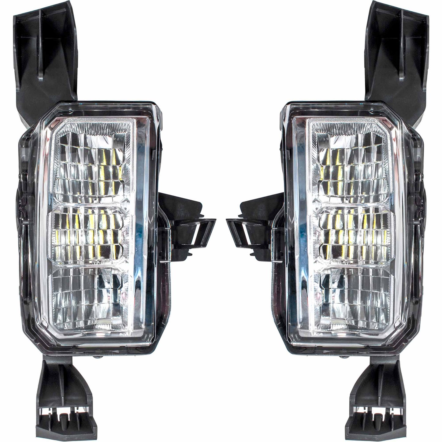 Driver Side Left Passenger Side Right LED Rectangular Fog Light Assembly Compatible 2020-2022 Outback Brock 9225-0061LR
