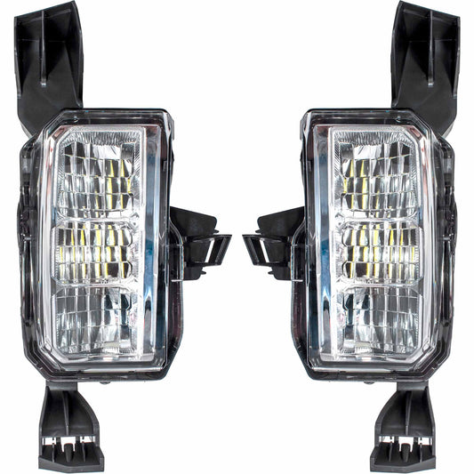 Driver Side Left Passenger Side Right LED Rectangular Fog Light Assembly Compatible 2020-2022 Outback Brock 9225-0061LR