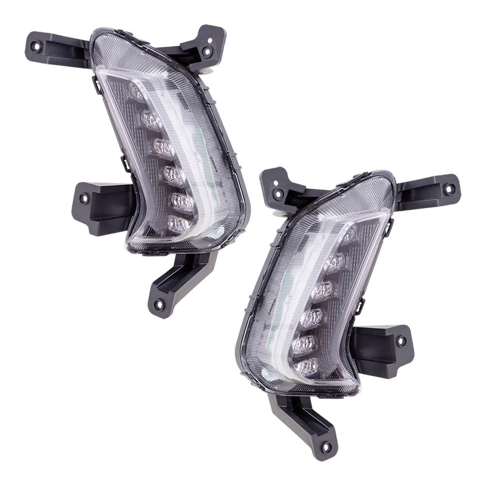 Daytime Running Light for 2017-2018 Elantra Vertical Type for 92207F2100 Set HY2562103