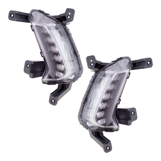 Daytime Running Light for 2017-2018 Elantra Vertical Type for 92207F2100 Set HY2562103