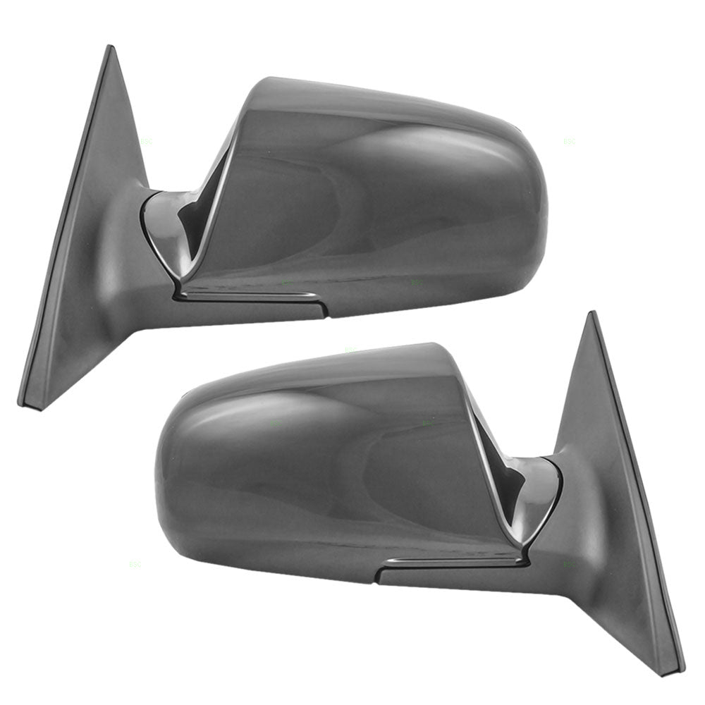 Brock Replacement Driver and Passenger Power Side View Mirrors Heated Ready-to-Paint Compatible with 2006-2010 Optima 87610 2G010 87620 2G110