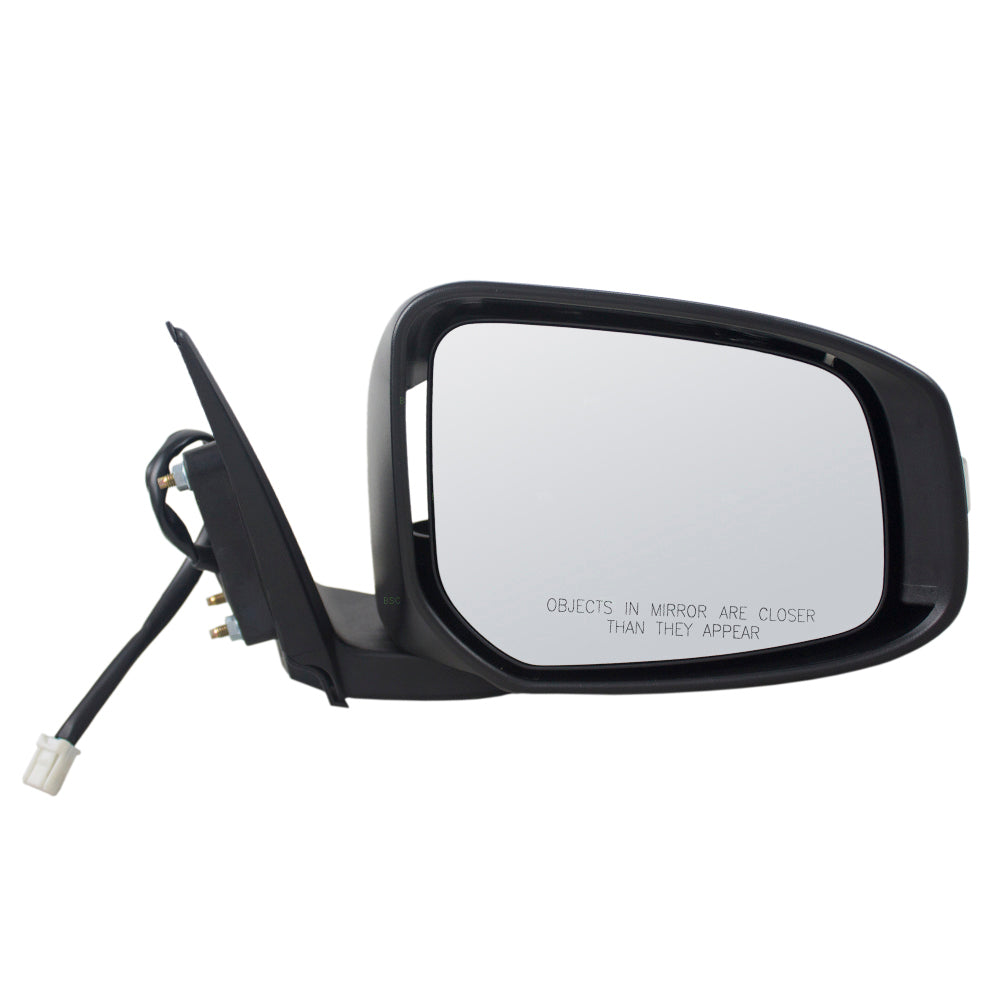 Brock Replacement Compatible with Pair Set Power Side View Mirrors Heated w/ Signal Compatible with 15-17 Lancer 7632C367 7632C368