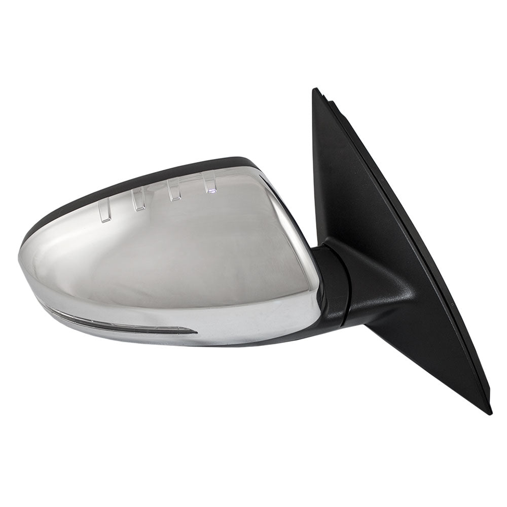 Power Mirror for 2012-2013 Optima Exc Hybrid Turn Signal Indicator Heated Power Fold 876204C040 Right KI1321169