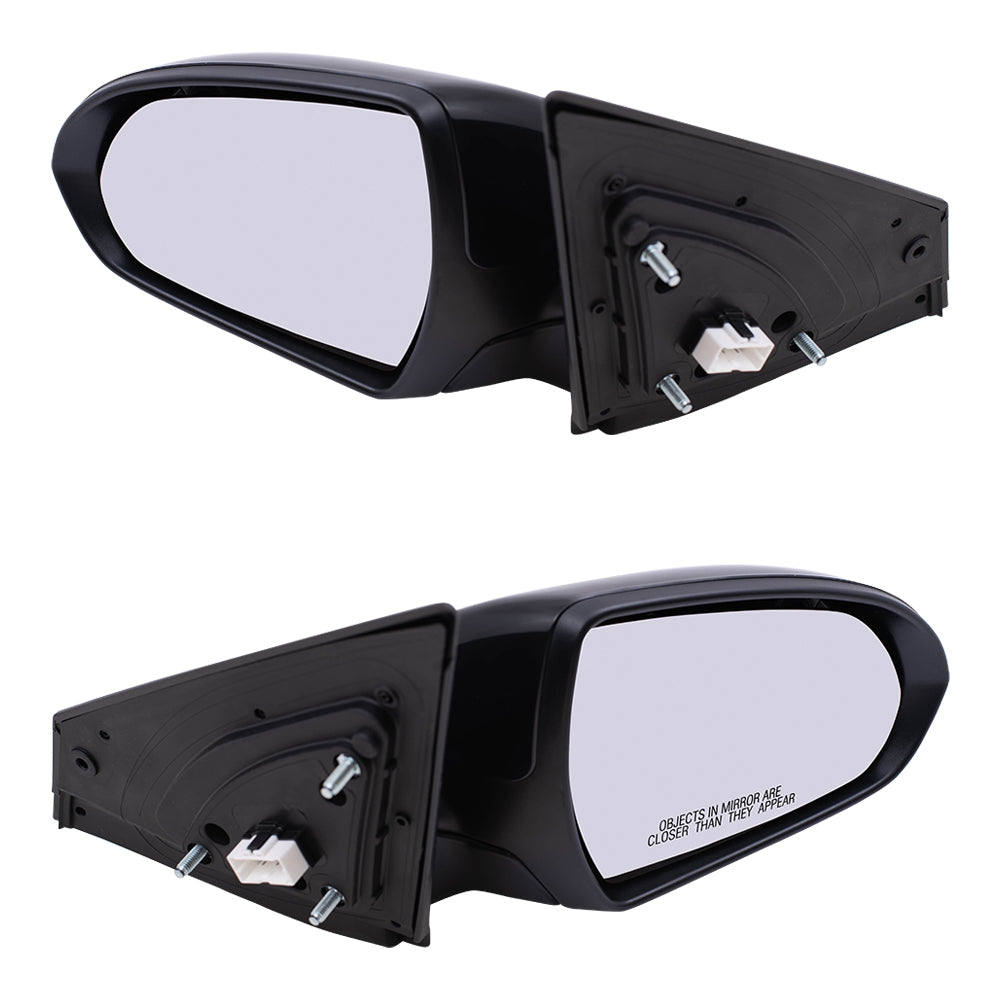 Power Mirror for 2017-2018 Elantra Blind Spot Glass Korea Built Heated 87610F2270 Set HY1320251