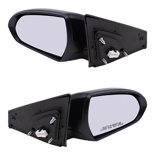 Power Mirror for 2017-2018 Elantra Blind Spot Glass Korea Built Heated 87610F2270 Set HY1320251