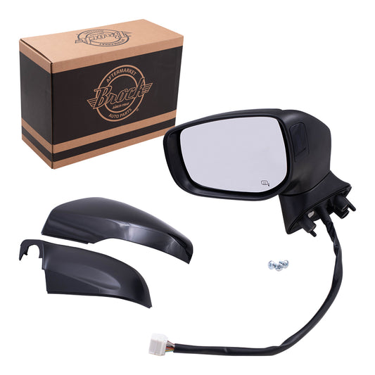 Power Mirror for 2018-2019 Outback Blind Spot Detection Turn Signal Indicator Heated for 2018-2019 Legacy 91036AL86B Left SU1320148