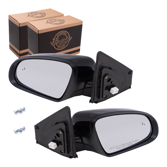 Brock 9332-0021LR Replacement Power Door Mirror Set Compatible With 18-21 Hyundai Kona 19-21 Hyundai Kona Electric