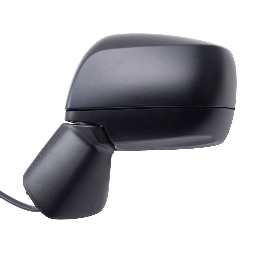 Brock Replacement Driver Side Power Mirror Textured Black with Heat without Signal or Blind Spot Detection Compatible with 2012-2014 Subaru Impreza