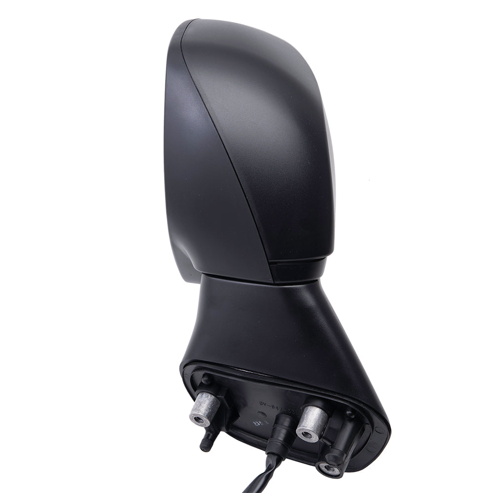 Brock Replacement Driver Side Power Mirror Textured Black with Heat without Signal or Blind Spot Detection Compatible with 2012-2014 Subaru Impreza