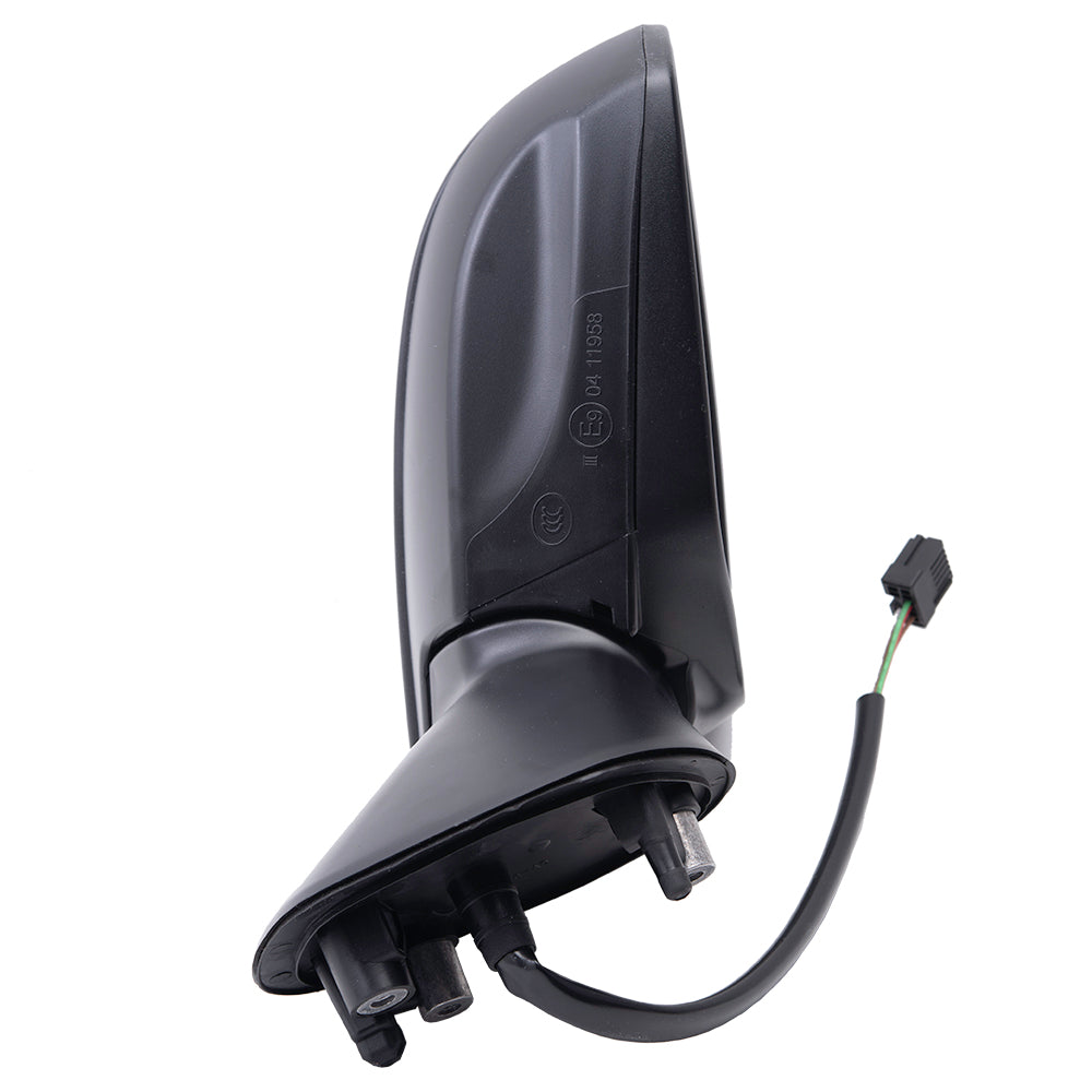 Brock Replacement Driver Side Power Mirror Textured Black with Heat without Signal or Blind Spot Detection Compatible with 2012-2014 Subaru Impreza