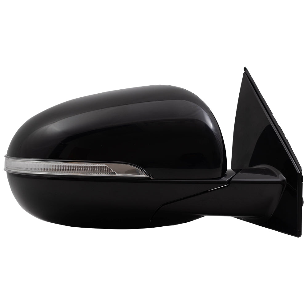 Brock Replacement Pair Side View Mirrors Compatible with 2016-2019 Sorento Power Heated Signal Driver Passenger Set 87610C6080 87620C6080