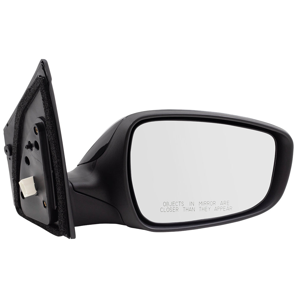 Brock Replacement Pair Side View Power Mirrors Compatible with 2013-2017 Elantra GT Driver and Passenger Heated Set 87610-A5210 87620-A5060