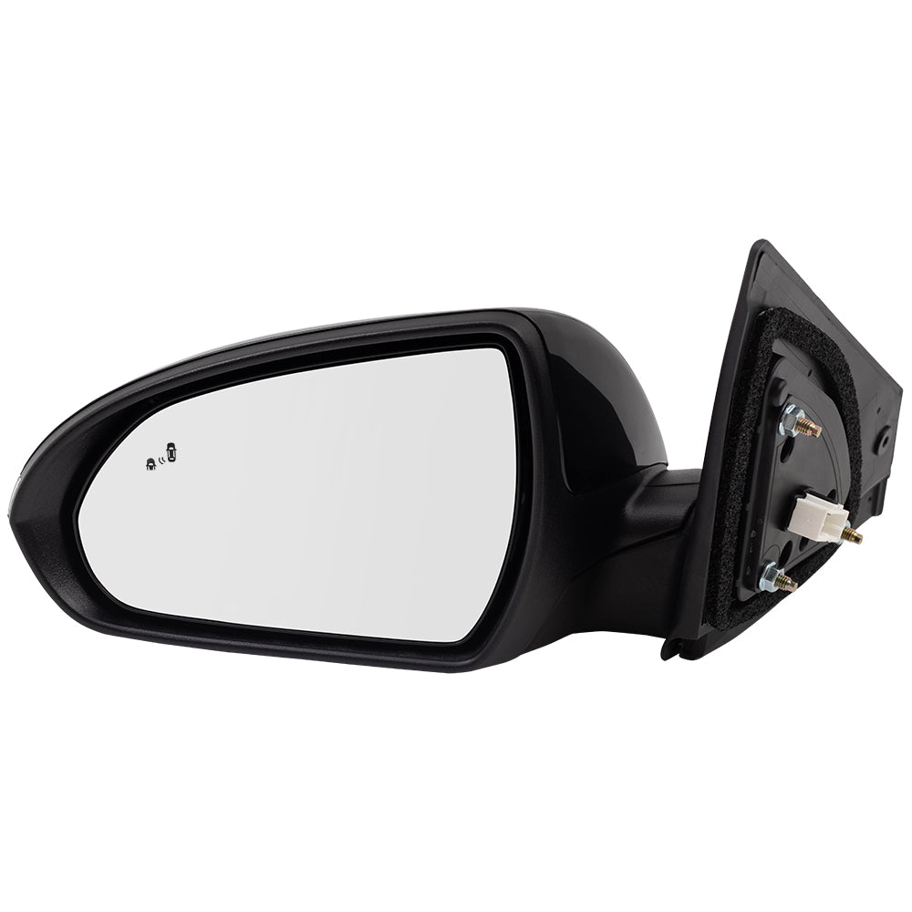 Power Mirror for 2017-2018 Elantra USA Built Blind Spot Detection Turn Signal Indicator Heated 87610F3030 Left HY1320252