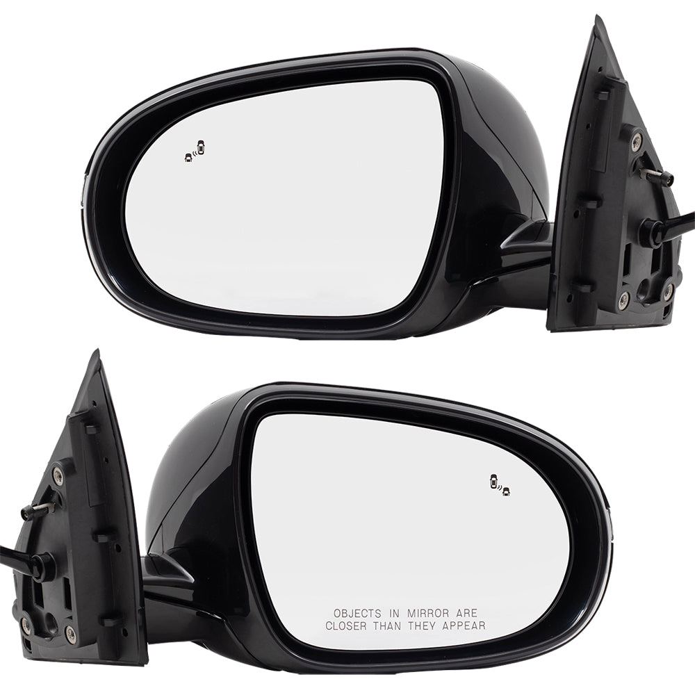 Power Mirror for 2016-2018 Sorento Blind Spot Detection Turn Signal Indicator Memory Heated Power Fold 87610C6010 Set KI1320210
