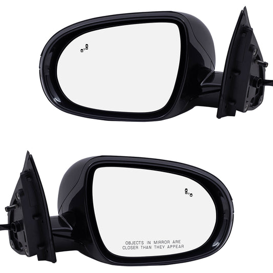 Power Mirror for 2016-2018 Sorento Blind Spot Detection Turn Signal Indicator Heated Power Fold 87610C6150 Set KI1320209